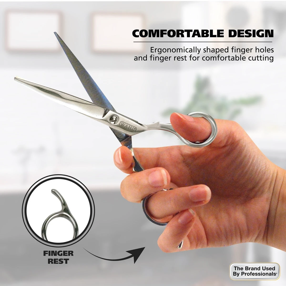 Stainless Steel Haircutting Scissors 6 Stainless Steel Haircutting Scissors - Image 6