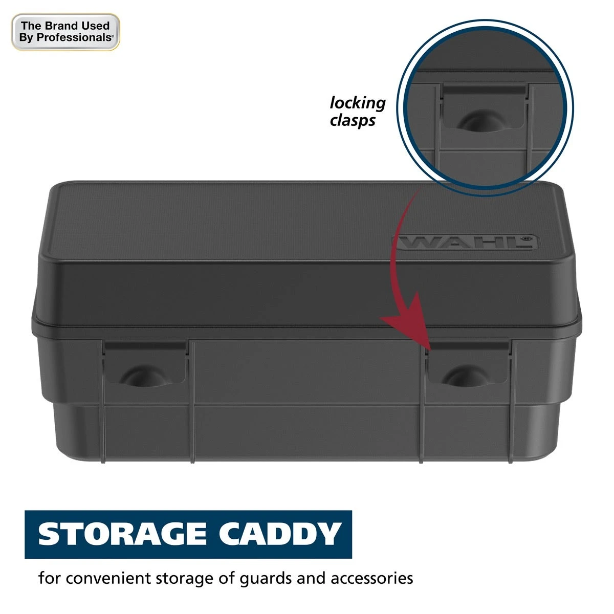 Secure-Snap Hair Clipper Attachment Guard Set (1/16” To 1”), Color Metal 5 Secure-Snap Hair Clipper Attachment Guard Set (1/16” To 1”), Color Metal - Image 5