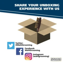 Handled Boar Bristle Beard Brush -Wahl Usa Store 03347 beard brush.pt09