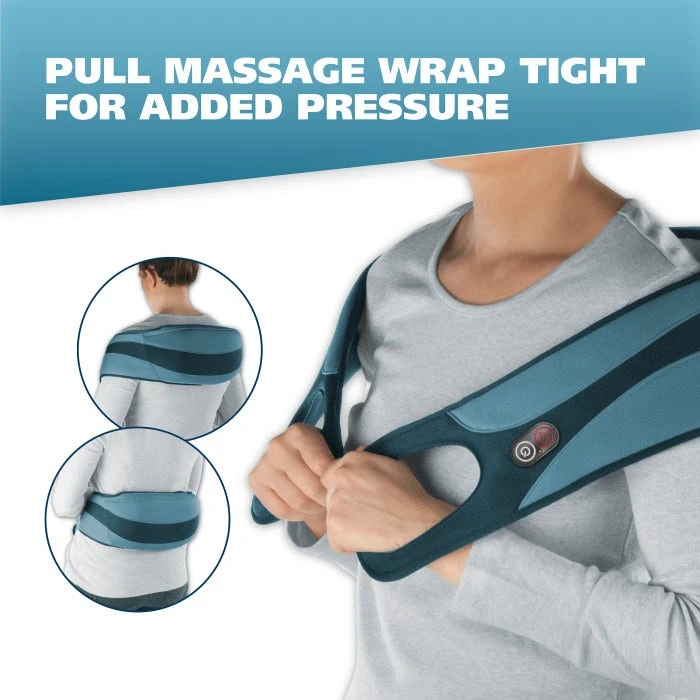 Heated Deep Knead Shiatsu Corded Massage Wrap 3 Heated Deep Knead Shiatsu Corded Massage Wrap - Image 3