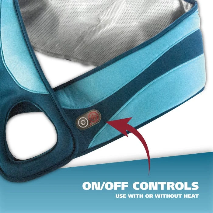 Heated Deep Knead Shiatsu Corded Massage Wrap 4 Heated Deep Knead Shiatsu Corded Massage Wrap - Image 4