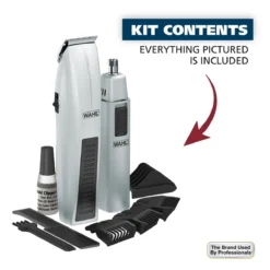 Mustache & Beard Cordless Battery Trimmer With Bonus Nose Trimmer -Wahl Usa Store 05537 420 mustache beard battery trimmer.pt08