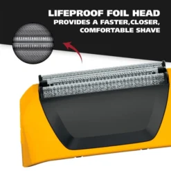 LifeProof Shaver Replacement Foil & Cutting Bar -Wahl Usa Store 07045 100 lifeproof yellow shaver head.pt02