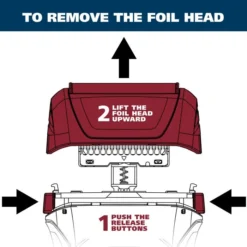 LifeProof Shaver Replacement Foil & Cutting Bar - Green -Wahl Usa Store 07045 2101 green lifeproof shaver head.pt04