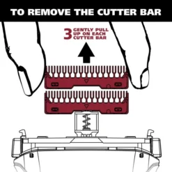 LifeProof Shaver Replacement Foil & Cutting Bar - Orange -Wahl Usa Store 07045 2201 orange lifeproof shaver head.pt05