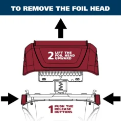 LifeProof Shaver Replacement Foil & Cutting Bar - Grey -Wahl Usa Store 07045 400 speed shaver head.pt04 1