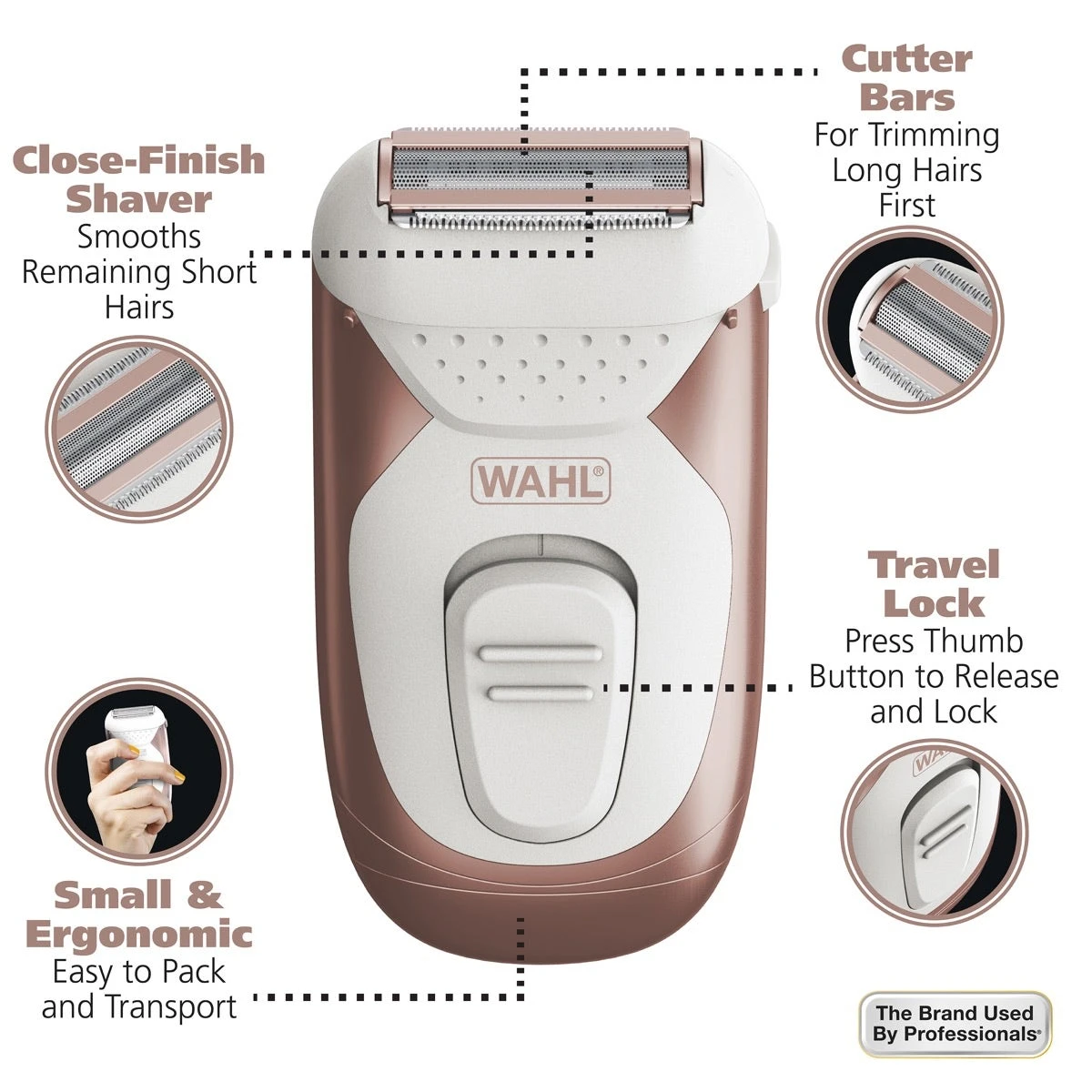 Smooth Confidence Ladies Cordless Battery Shaver 6 Smooth Confidence Ladies Cordless Battery Shaver - Image 6
