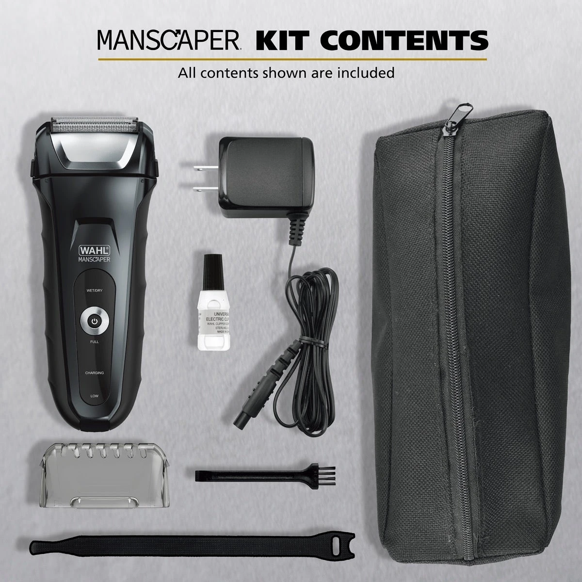 Manscaper Lithium-Ion Cordless Rechargable Foil Shaver 2 Manscaper Lithium-Ion Cordless Rechargable Foil Shaver - Image 2