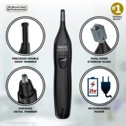 Manscaper Regulator Cordless Rechargeable Detailer -Wahl Usa Store 09865 4701 manscaper nose trimmer.pt02