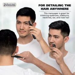 Manscaper Regulator Cordless Rechargeable Detailer -Wahl Usa Store 09865 4701 manscaper nose trimmer.pt06