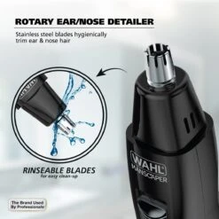 Manscaper Regulator Cordless Rechargeable Detailer -Wahl Usa Store 09865 4701 manscaper nose trimmer.pt07