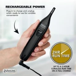 Manscaper Regulator Cordless Rechargeable Detailer -Wahl Usa Store 09865 4701 manscaper nose trimmer.pt08