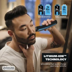 Diamond Edge Lithium-Ion Cordless Rechargeable Beard Trimmer 15 Diamond Edge Lithium-Ion Cordless Rechargeable Beard Trimmer -Wahl Usa Store 09886 600 diamond edge.pt06