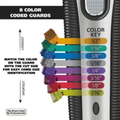 Color Pro™ Cord/Cordless Rechargeable Beard Trimmer -Wahl Usa Store 09891 100 color pro trimmer.pt03