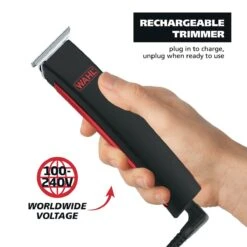 Edge Pro Lithium-Ion + Cordless Rechargeable Beard Trimmer -Wahl Usa Store 09895 edge pro li precision.pt07