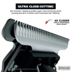 Edge Pro Lithium-Ion + Cordless Rechargeable Beard Trimmer -Wahl Usa Store 09895 edge pro li precision.pt09