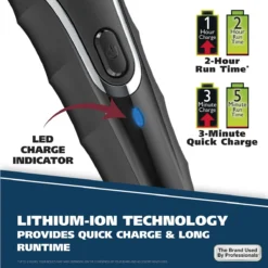 Aqua Blade Deluxe Wet/Dry Lithium Ion Cordless Rechargeable Trimmer -Wahl Usa Store 09899 100 aqua blade.pt06