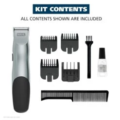 Beard Cordless Battery Trimmer Kit -Wahl Usa Store 09906 717v battery beard trimmer.pt06