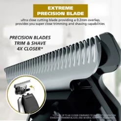 Manscaper Commando Wet/Dry Cordless Rechargeable Trimmer -Wahl Usa Store 3024497 commando trimmer.pt05