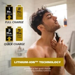 Manscaper Commando Wet/Dry Cordless Rechargeable Trimmer -Wahl Usa Store 3024497 commando trimmer.pt07 1