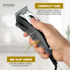 Manscaper ATV Total Body Grooming Corded Clipper -Wahl Usa Store 3024498 atv total body grooming.pt09