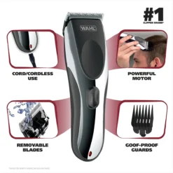 Rechargeable Cord/Cordless Haircutting Kit -Wahl Usa Store 79434 rechargeable haircutting kit.pt02