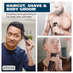 2 In 1 Cord/Cordless Rechargeable Hair Clipper & Shaver -Wahl Usa Store 79568 cordless lithium 2 in 1.pt03