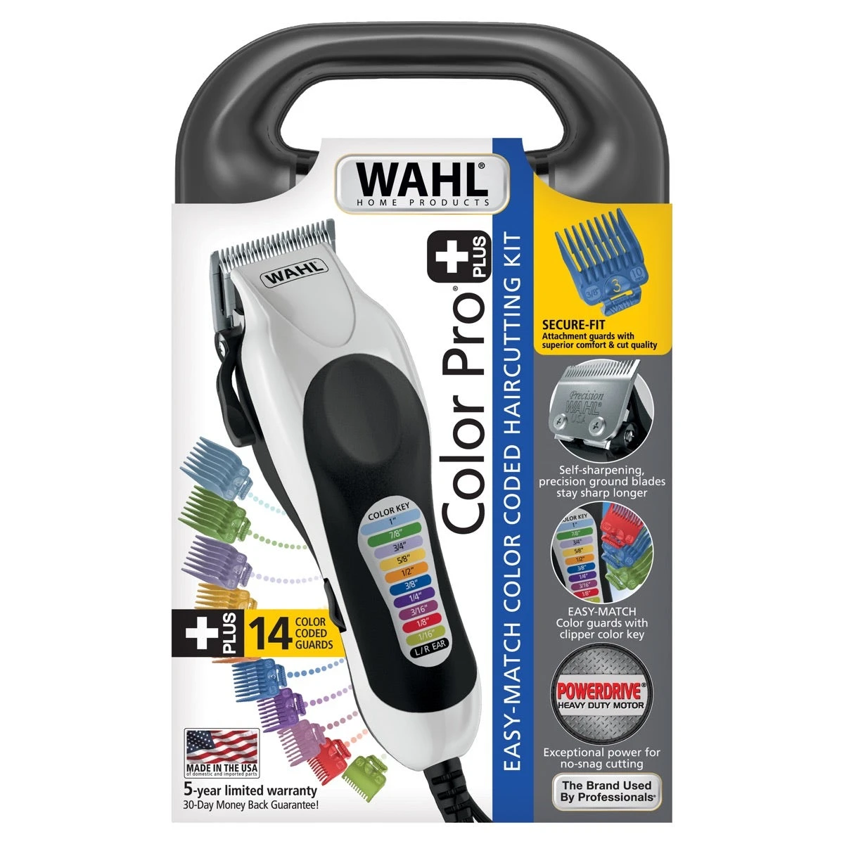 Color Pro® PLUS Corded Color Coded Hair Clipper Kit - Image 2