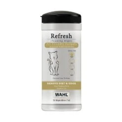 Refresh Large Cat Wipes - Coconut Lime Verbena -Wahl Usa Store 820017 500 refresh cleaning wipes coconut lime verbena cat front web hero 1024x1024 1