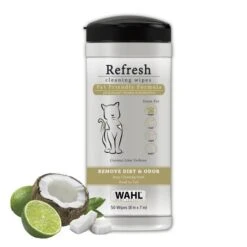Refresh Large Cat Wipes - Coconut Lime Verbena