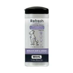 Refresh Large Dog Wipes - Lavender Chamomile -Wahl Usa Store 820018 refresh cleaning wipes lavender chamomile front web hero 1024x1024 1