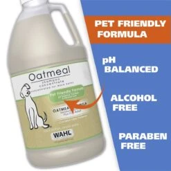 Dog Shampoo Half Gallon - Oatmeal Formula -Wahl Usa Store 821004 050 oatmeal half gallon.pt03 1
