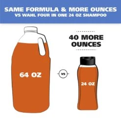 Dog Shampoo Half Gallon - Oatmeal Formula -Wahl Usa Store 821004 050 oatmeal half gallon.pt04 1