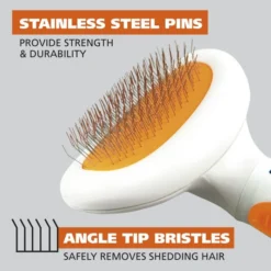 Small Dog Slicker Brush For Debris Removal -Wahl Usa Store 858406 small slicker.pt03