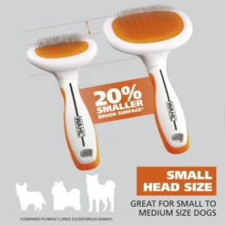Small Dog Slicker Brush For Debris Removal -Wahl Usa Store 858406 small slicker.pt06