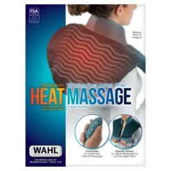 Heated Neck & Back Corded Massager -Wahl Usa Store 97792 heat massage.front