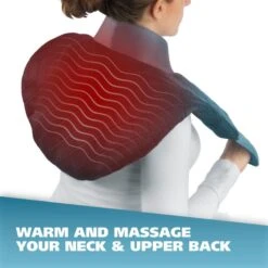 Heated Neck & Back Corded Massager -Wahl Usa Store 97792 heat massage wrap.pt04