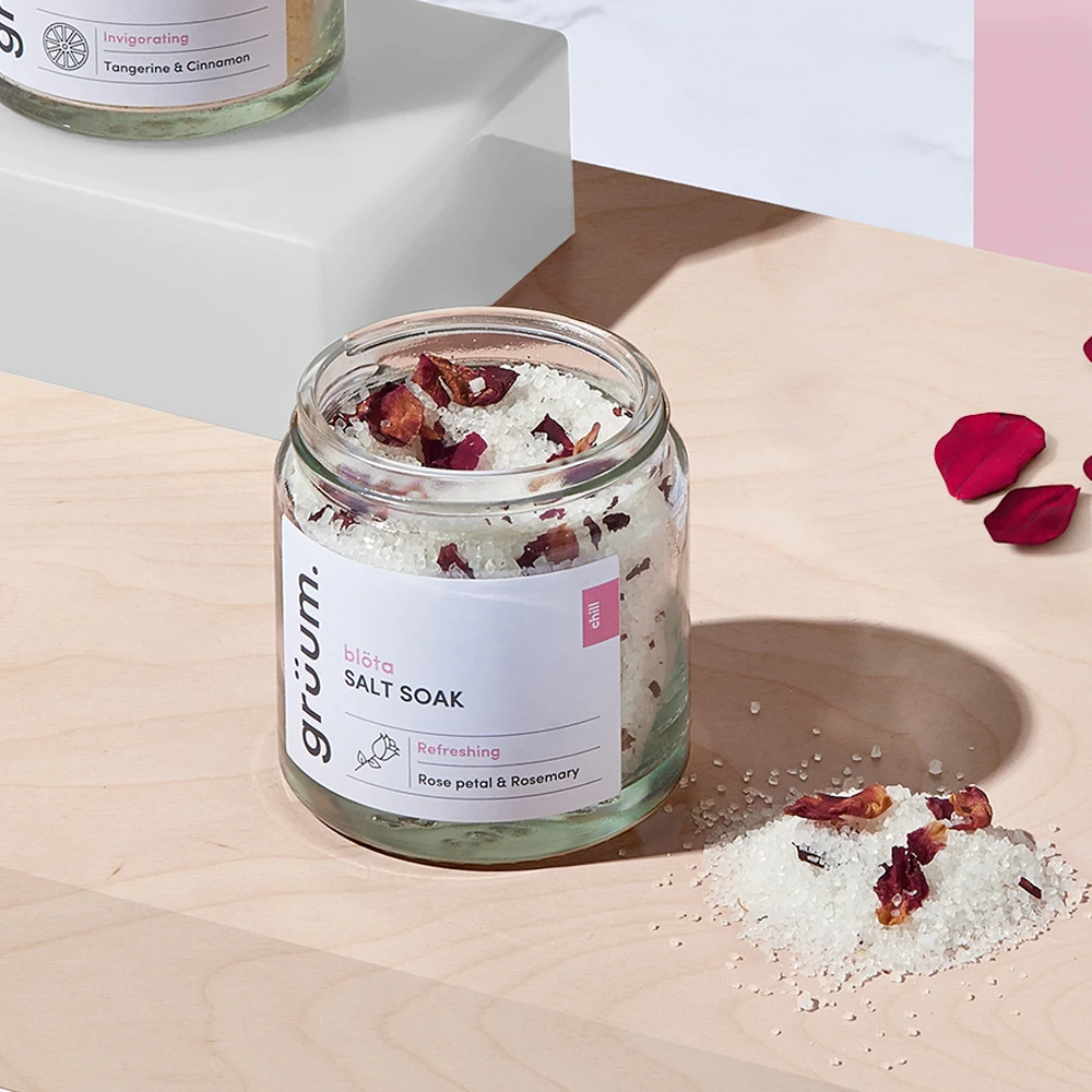 Blöta Bath Salt – Rose Petal & Rosemary | 120ml 1 Blöta Bath Salt – Rose Petal & Rosemary | 120ml