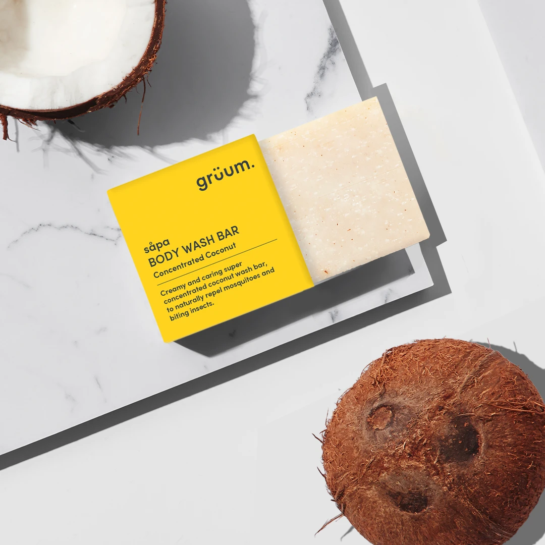 Såpa Body Wash Bar – Concentrated Coconut | 35g 4 Såpa Body Wash Bar – Concentrated Coconut | 35g - Image 4