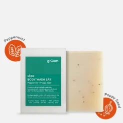 Såpa Body Bar – Mint & Poppyseed | 95g -Wahl Usa Store sapa poppy seed 2